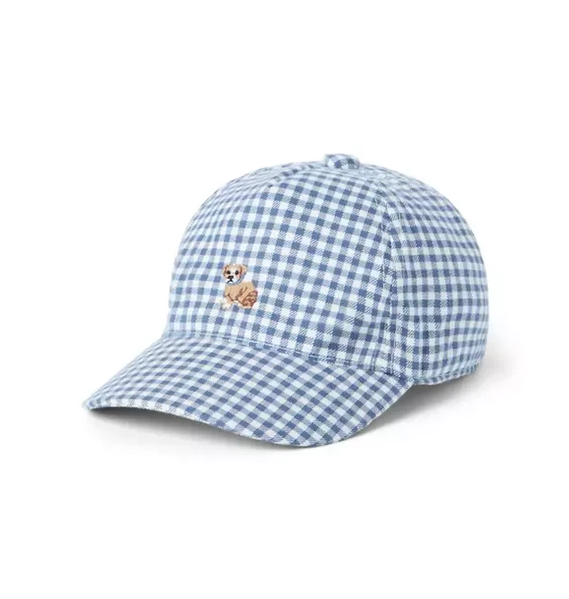 Baby Dog Gingham Cap
