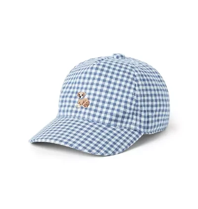 Baby Dog Gingham Cap