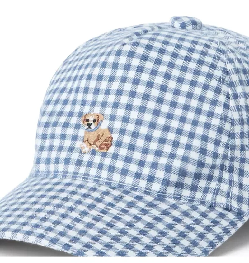 Baby Dog Gingham Cap