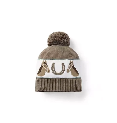 Baby Horse Pom Beanie