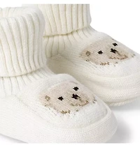 Baby Bear Sweater Bootie