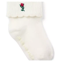 Baby Embroidered Floral Sock