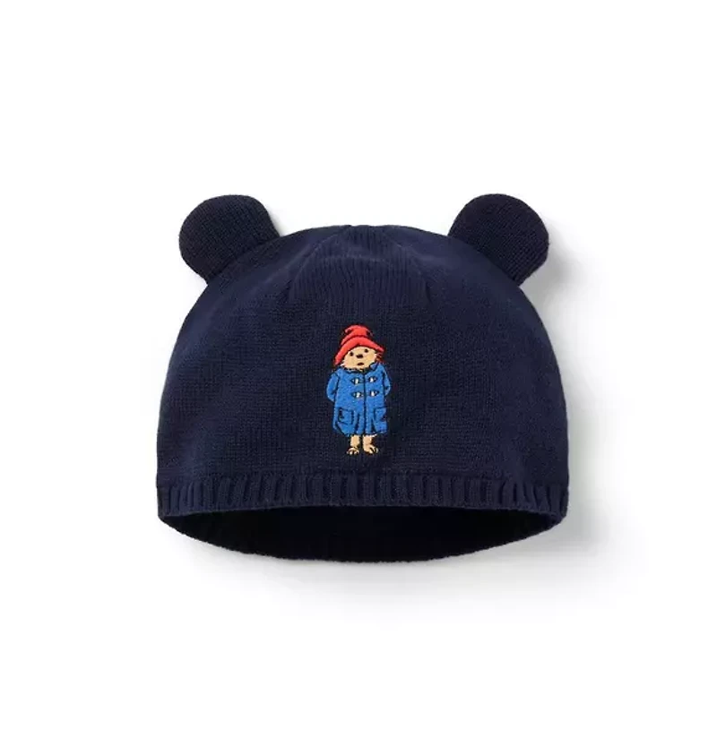 Paddington™ x Janie and Jack Baby Embroidered Bear Ear Beanie
