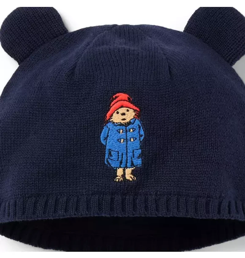 Paddington™ x Janie and Jack Baby Embroidered Bear Ear Beanie
