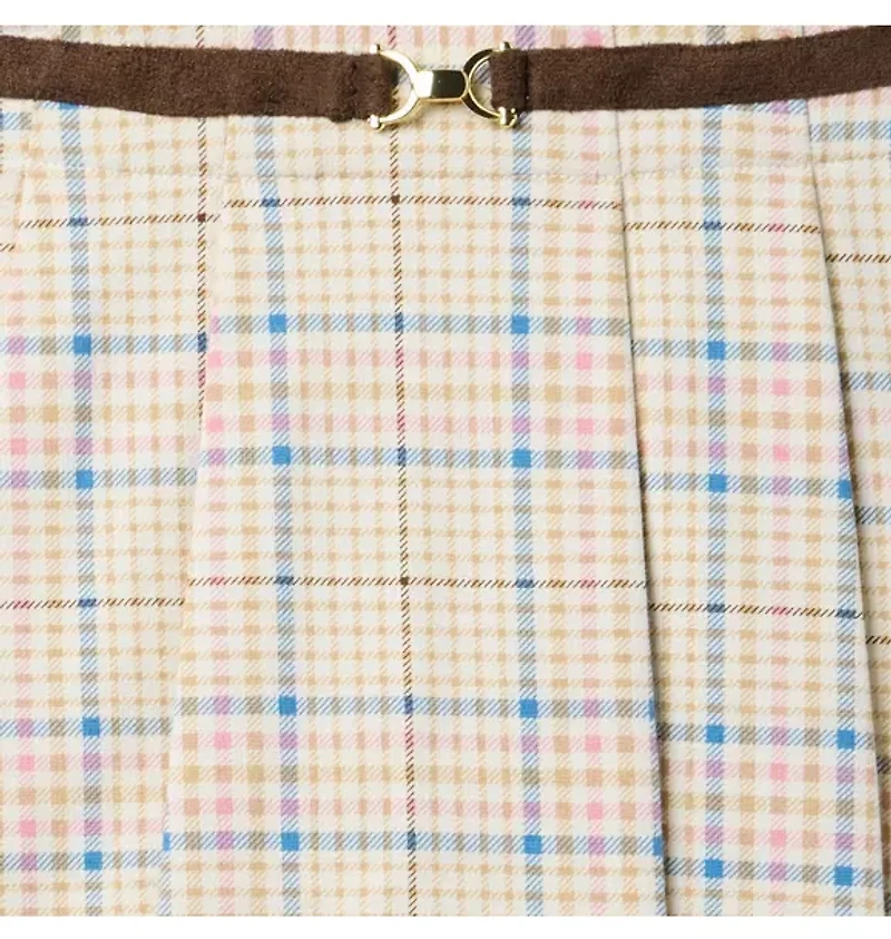 The Plaid Pleated Skirt