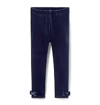 Velvet Bow Legging
