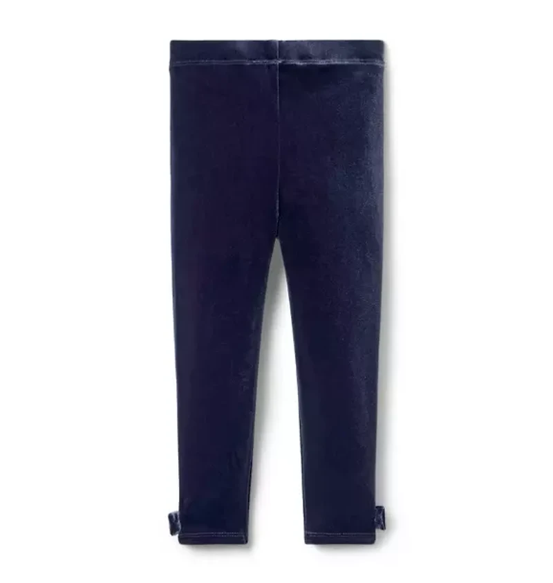 Velvet Bow Legging