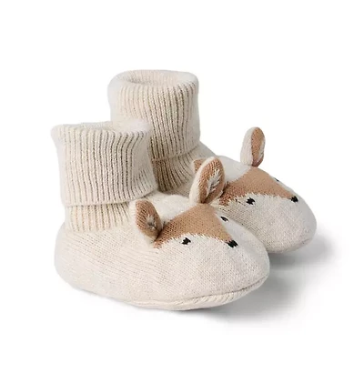 Baby Deer Sweater Bootie