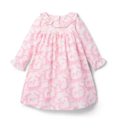 Classic Nightgown Horse Toile