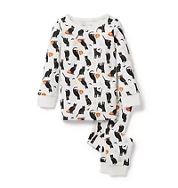 Organic Cotton Halloween Cat Pajama