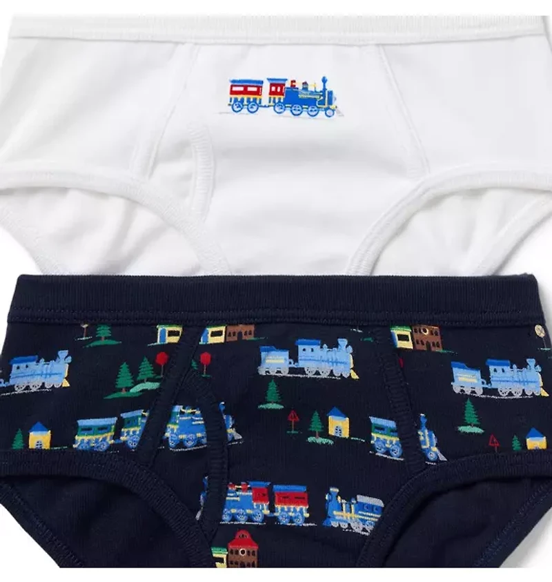 Holiday Train Underwear Set Boys 3-Pack