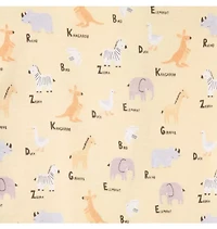 Baby Organic Cotton Zoo Animals Footed Pajama