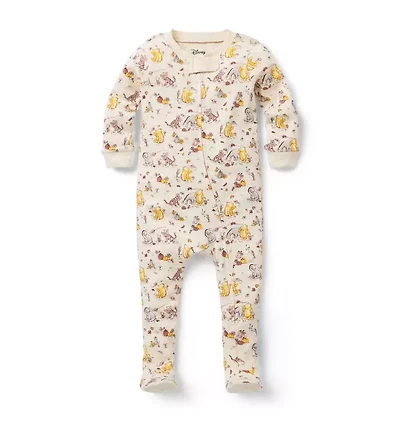 Baby Organic Cotton Disney Winnie The Pooh Footed Pajama