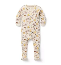 Baby Organic Cotton Disney Winnie The Pooh Footed Pajama