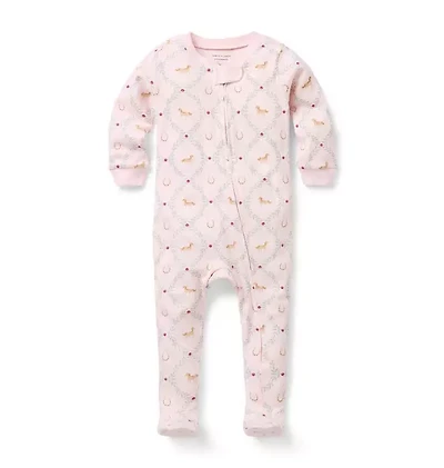 Baby Organic Cotton Horse Footed Pajama