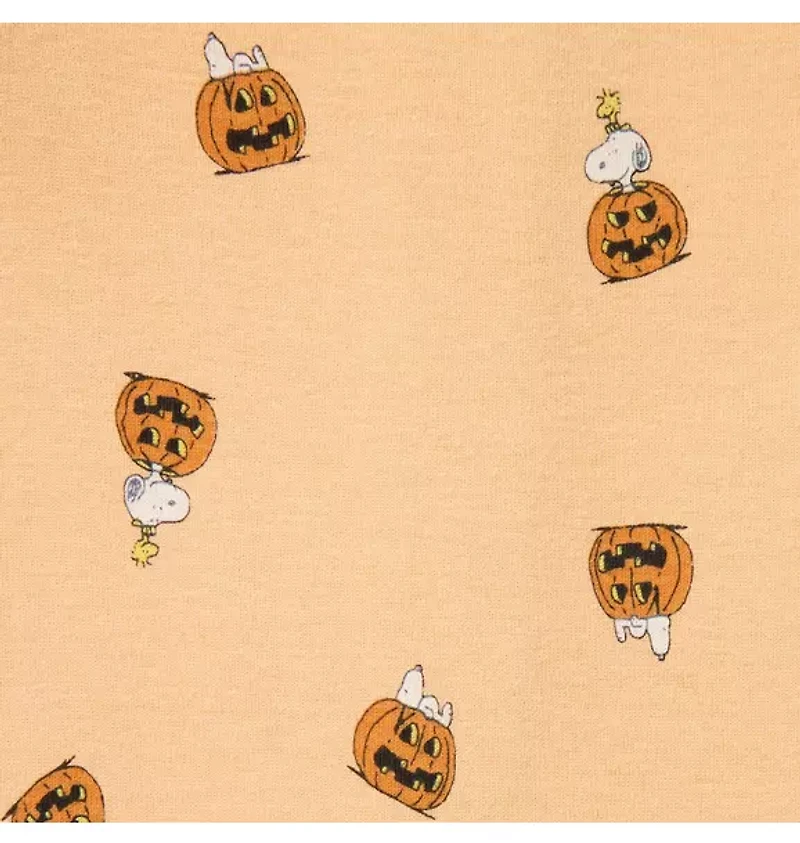 Baby Organic Cotton PEANUTS™ Pumpkin Footed Pajama