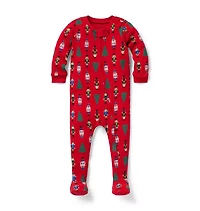 Baby Organic Cotton Nutcracker Footed Pajama