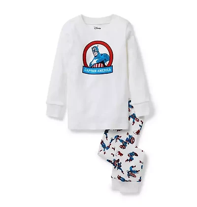 Organic Cotton Marvel Captain America Pajama