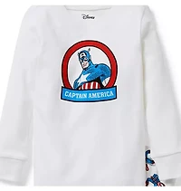 Organic Cotton Marvel Captain America Pajama