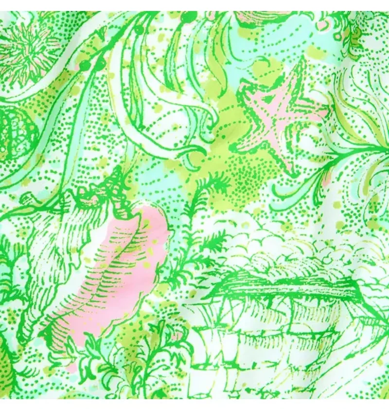 Lilly Pulitzer x Janie and Jack Men's Del Lago Swim Trunk