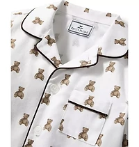 Petite Plume Kids Twill Pajama Set Teddy Tales