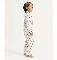 Petite Plume Kids Twill Pajama Set Teddy Tales