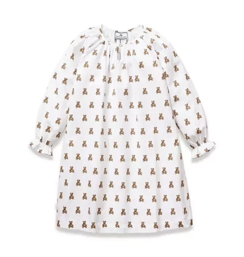 Petite Plume Kids Delphine Nightgown Teddy Tales