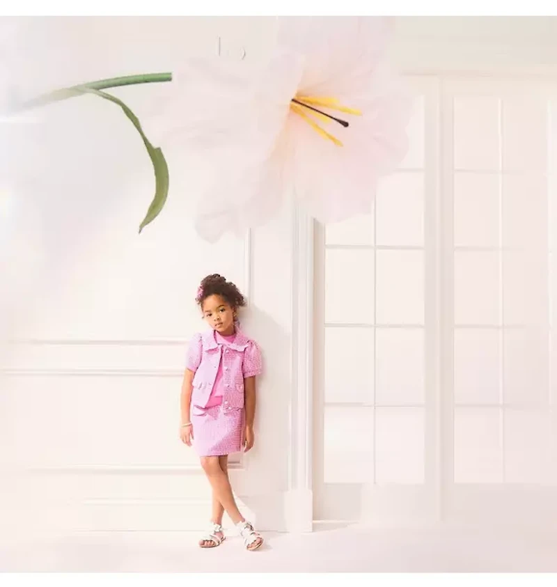 Tweed Puff Sleeve Jacket