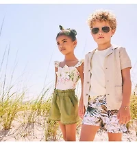 Recycled Leaf Swim Trunk