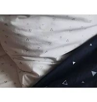 Organic Cosmic Triangles Fitted Sheet