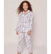 Kid's Twill Pajama Set Blue Timeless Toile