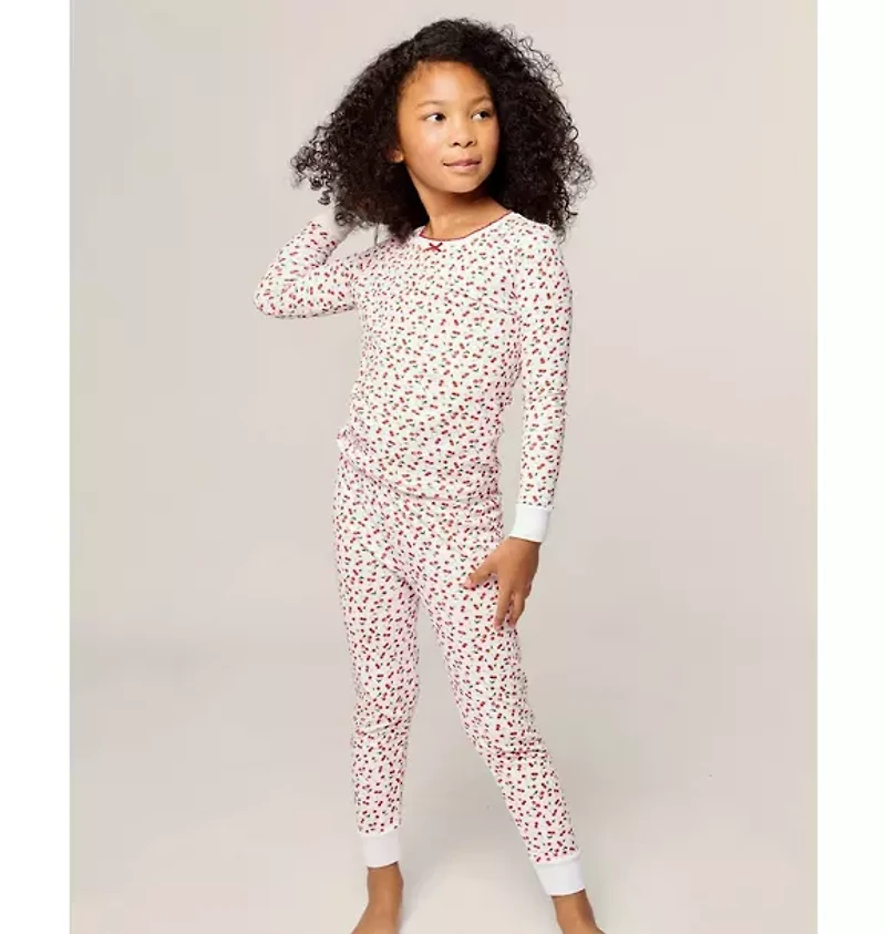 Kids Pima Snug Fit Pajama Cherry Orchard