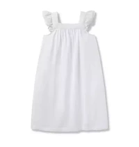 Girl's Twill Clara Nightgown White