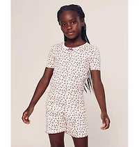 Kid's Pima Snug Fit Short Set Cherry Orchard