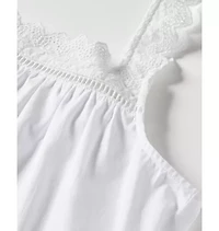 Women's Twill Esme Nightgown White