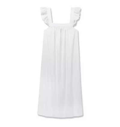 Women's Twill Clara Nightgown White