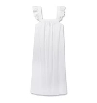 Women's Twill Clara Nightgown White