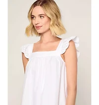 Women's Twill Clara Nightgown White