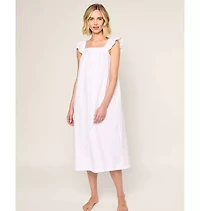 Women's Twill Clara Nightgown White