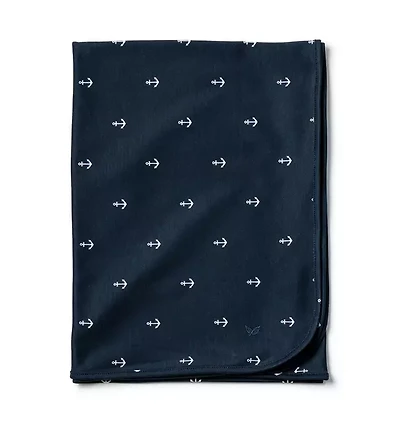 Pima Baby Blanket in Portsmouth Anchors