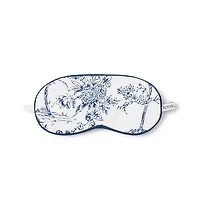 Kid's Twill Sleep Mask in Blue Timeless Toile