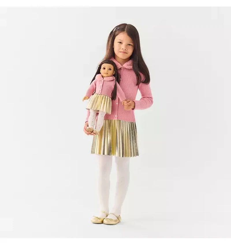 American Girl® x Janie and Jack Pleated Party Skirt