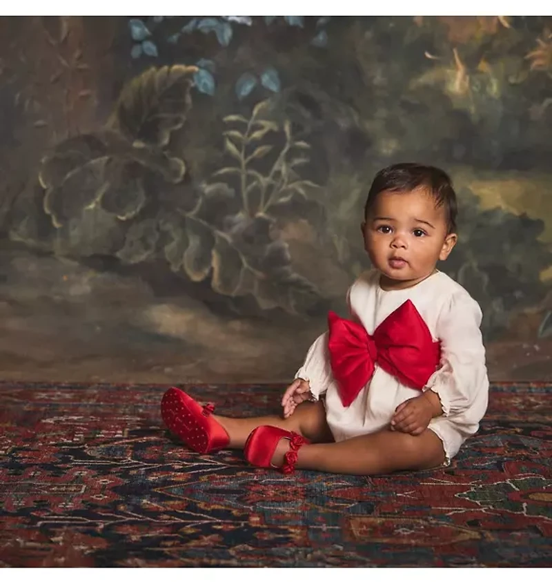 The Bow-Ment Baby Romper