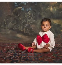 The Bow-Ment Baby Romper