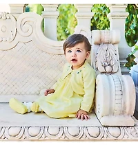 Baby Embroidered Floral Cropped Cardigan