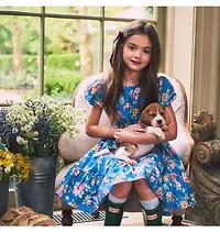 The Floral Puff Sleeve Dress