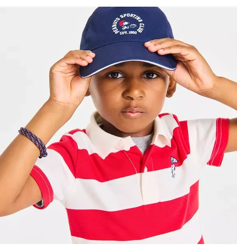 PEANUTS™ Snoopy Striped Polo
