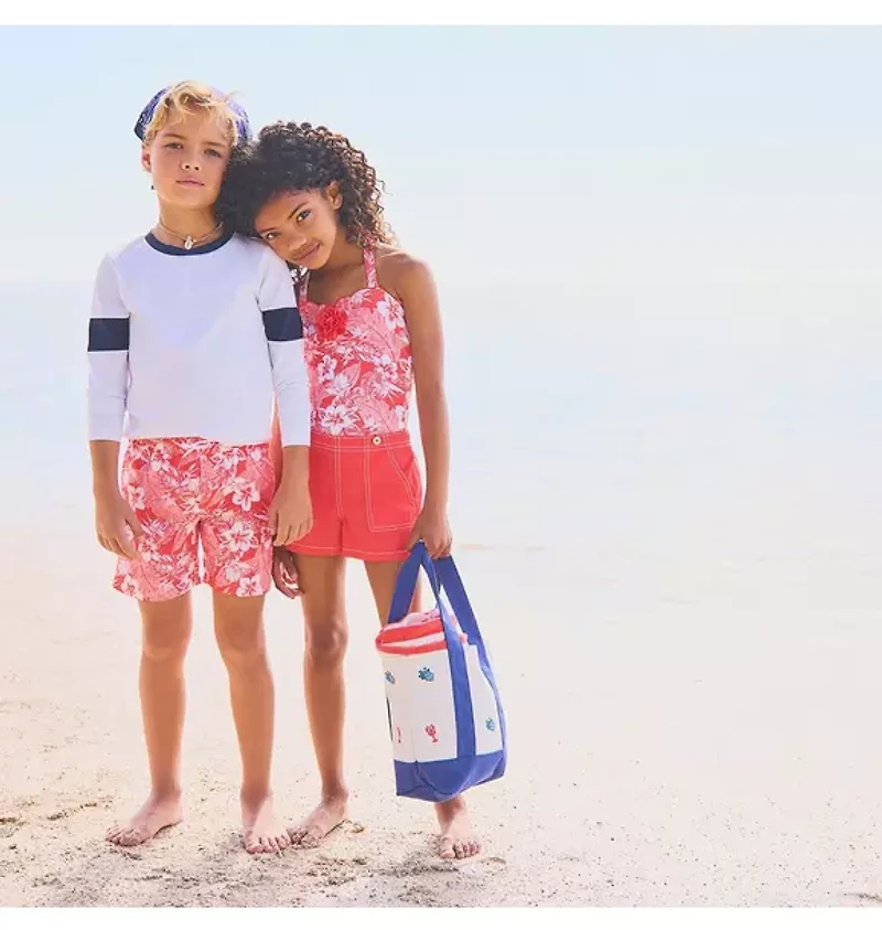 Floral Rosette Swimsuit