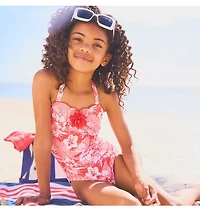 Floral Rosette Swimsuit