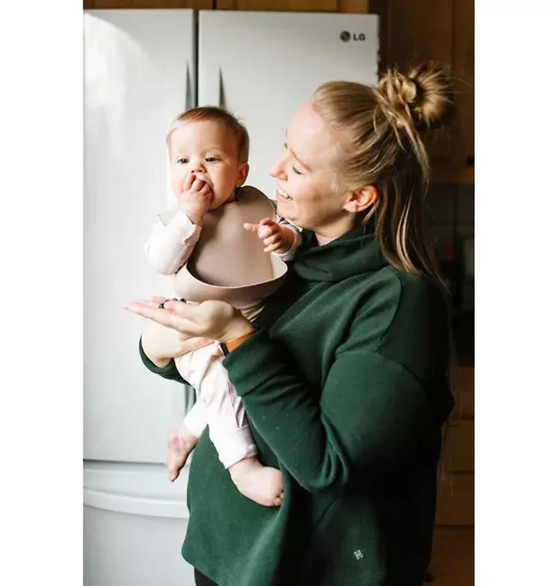 Loulou Lollipop Sand Silicone Bib